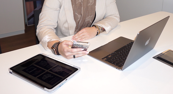 person holding white android smartphone